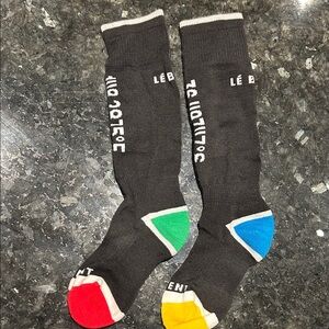 Le Bent Kids Core Light Snow Ski Socks, size L. NWOT
